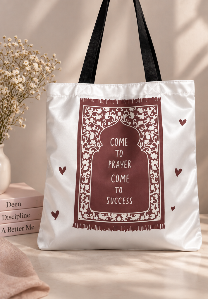 „Come to Prayer, Come to Success“ Tasche